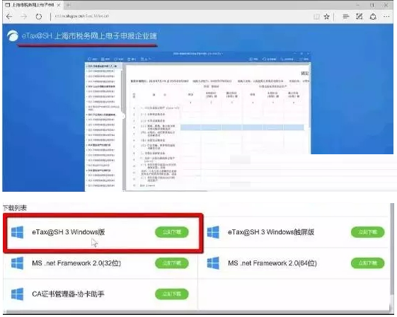 上海市稅務網(wǎng)上電子申報截圖